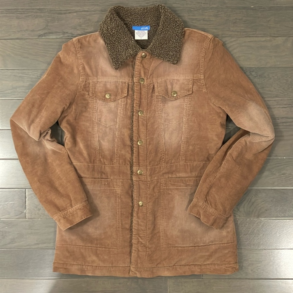 90s / Y2K Vintage dELiA*s Corduroy Distressed Coat Size S